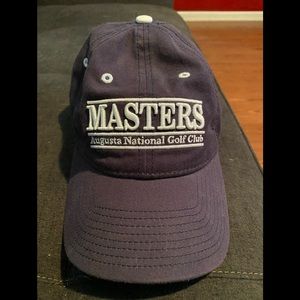 Masters Augusta National Golf Blue Adjustable Hat